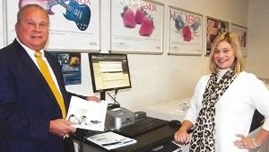 Bob Klein and Jennifer Bonner at Document Solutions