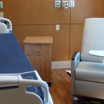 Patient Care Seating, Bed and Pedestal Stand at Boone Memorial Hospital