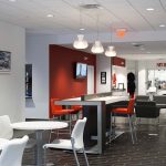 Freedom KIA Dealership- Lounge, Seating, Internet Cafe designed by Omega Commercial Interiors