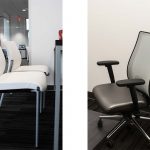 Freedom KIA Dealership- Office Furniture and side chairs- designed by Omega Commercial Interiors
