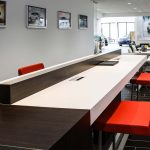 Freedom KIA Dealership- Internet Cafe designed by Omega Commercial Interiors