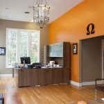 Reception at Omega Commercial Interiors