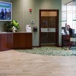 Bank Reception Area designed by Omega Commercial Interior Designers