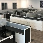 Kimball Narrate Systems w/ Joya Task Chair and Lateral Filing
