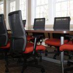 National Foot Table and HON Ignition Chairs