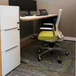 Kimball® XSede™ Sit to Stand Desk with Helio™ Task Stool