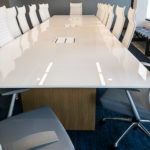 Nucraft® Myne™ Conference Table with Source International® Purl™ Chairs