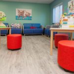 National® Swift™ Lounge Seating and Occasional Tables with HON® Flock™ Ottoman