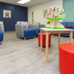 National® Swift™ Lounge Seating and Occasional Tables with HON® Flock™ Ottoman