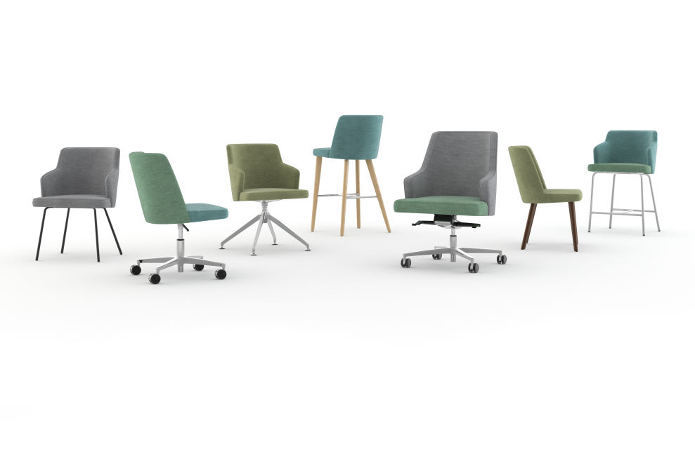 Nate & Natty™ Conference and Side Chairs by Kimball®