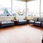 WVU Urgent Care- Primary Waiting Area- Designed by Omega Commercial Interiors