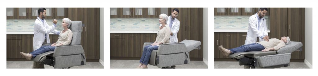 IOA exam chair transitioning from conversation to examination